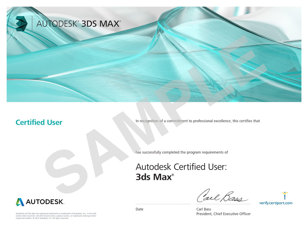 Autodesk-3-D-MAX-Certificate